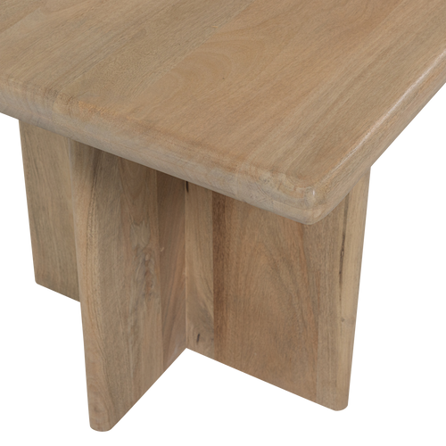 WOOOD eettafel 180 cm Ato - Mangohout - Naturel - 76x180x90