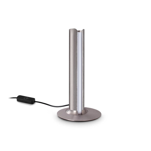 Ideal Lux DORICA Geïntegreerde LED-tafellamp, bronskleurig, 930lm, 3000K, dimbaar.