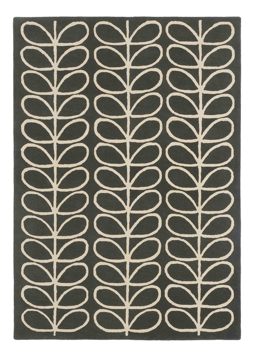 Laagpolig vloerkleed Orla Kiely Lineair Stem Slate 60505 200x280 cm - vtwonen shop