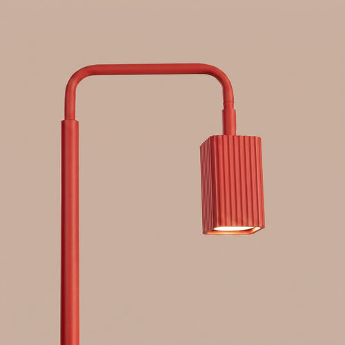Sollux Lighting Vloerlamp RAYO 1 rood - 30x30x160cm