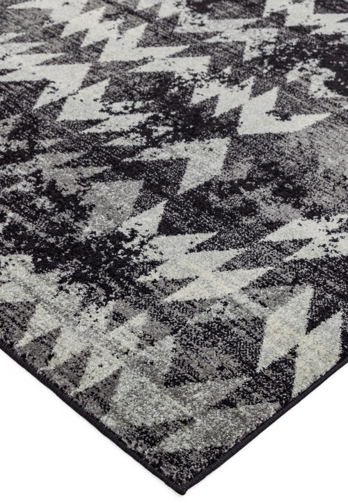 Vloerkleed Easy Living Nova Chevron Black Rug NV28 200x290 cm - vtwonen shop