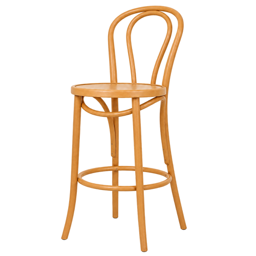 Fameg Vienna Thonet No. 18 houten barkruk naturel - 65 cm
