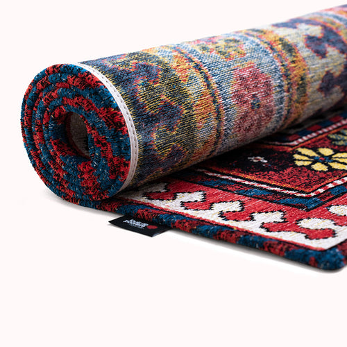 Louis De Poortere vloerkleed Red Mix - rood - 170x240cm - vtwonen shop