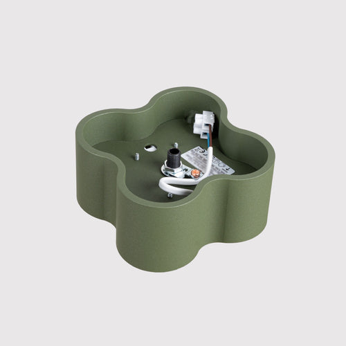 Sollux Lighting Plafondlamp OVIO 1 olijfgroen Gx53 - 12x12x6cm