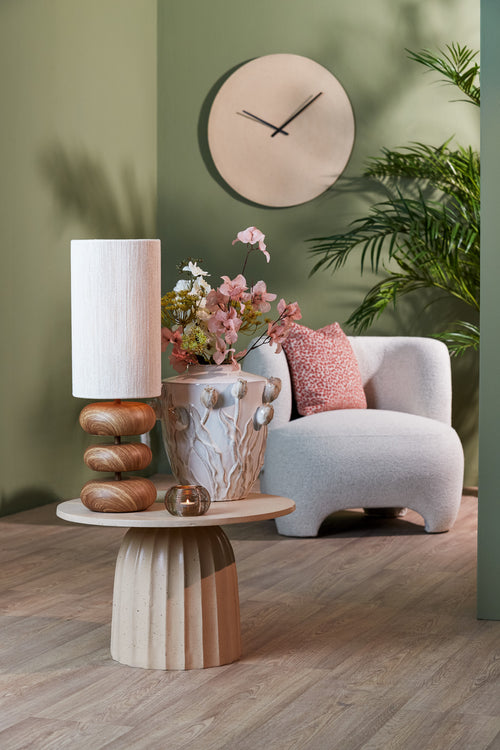 Light & Living vaas JUANA - Ø36x36cm - wit - vtwonen shop