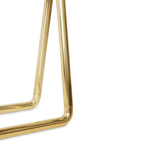 HKLIVING kledingrek met hangers Chubby – messing - vtwonen shop