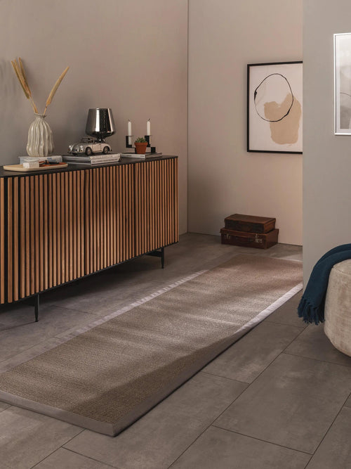 benuta sisal loper Sana - grijs - 70x300 cm