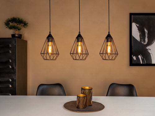 EGLO hanglamp Tarbes - e27 - 79 cm - zwart - vtwonen shop