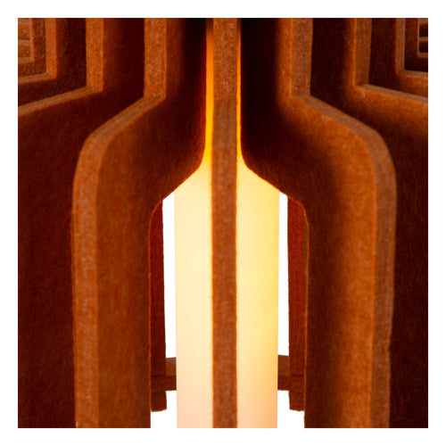 Lucide hanglamp ROLLO - 1xE27 - Terracotta