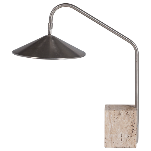 WOOOD tafellamp Korn - Metaal - Chrome - 58x56x15