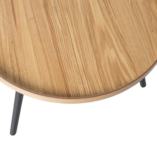 WOOOD bijzettafel L Menno - Hout - Naturel - 34x60x60