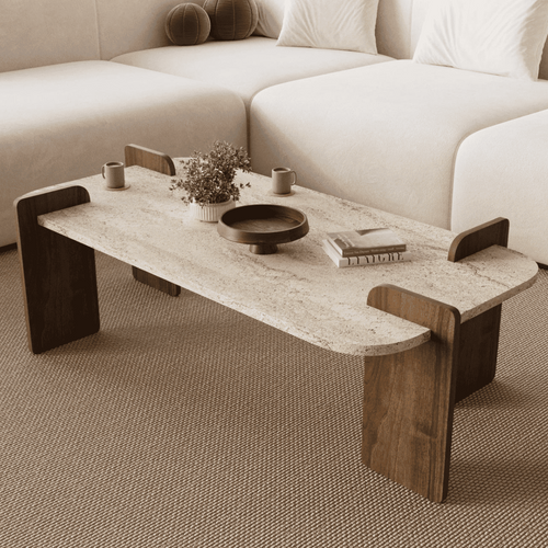 Calicosy - ELIA Salontafel - Naturel - 120x60x35 cm