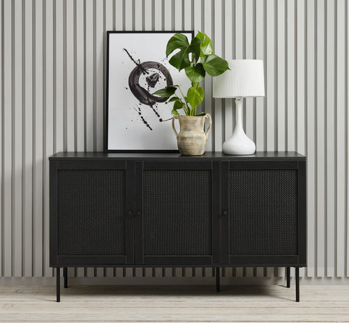 Olivine Jari houten sideboard zwart - 140 x 40 cm - vtwonen shop