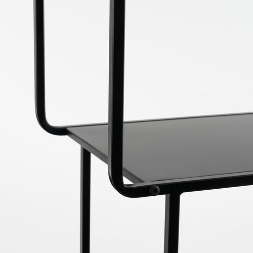 Mica Decorations Jules Open kast - L76 x B30 x H178 cm - Metaal - Zwart - vtwonen shop