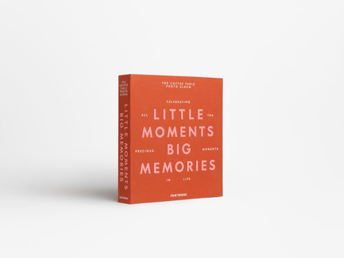 Printworks Fotoalbum - Little Moments Big Memories - Oranje - vtwonen shop