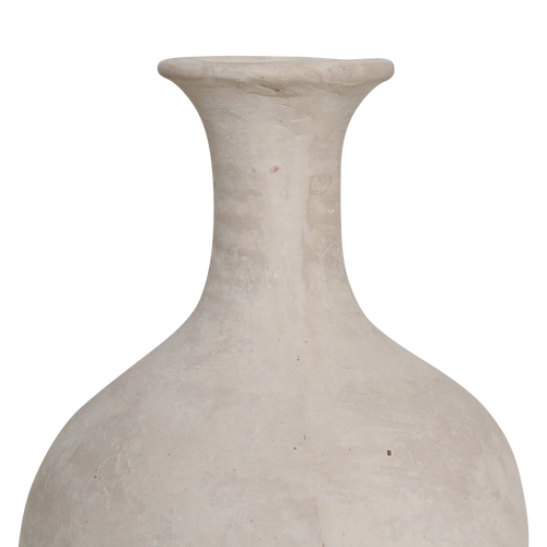 Raw Materials vaas - Chalk Jalor - créme - 20x20x27 cm - vtwonen shop