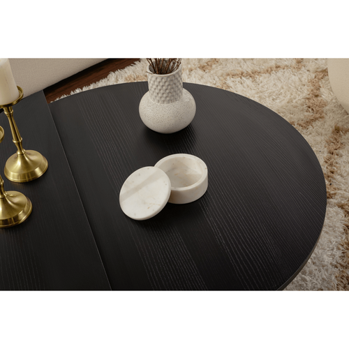 Calicosy - ORION Set van 2 salontafels - Licht hout - 90x90x35 cm