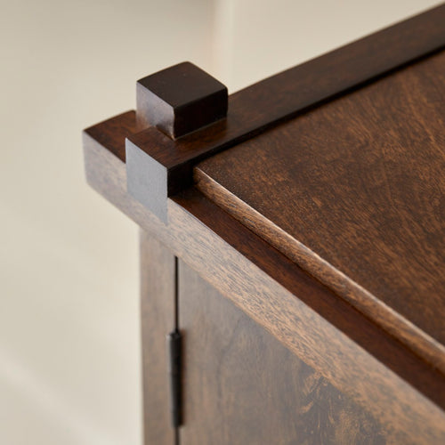 Tikamoon Buffetkast van massief mangohout 190 cm - Bruin - vtwonen shop