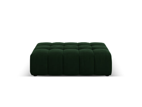 Cosmopolitan Design Poef Chicago flueel flessengroen - 84x102x42cm
