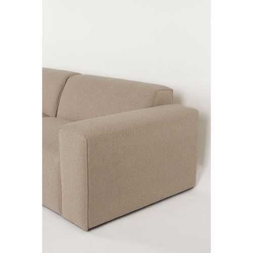 Zuiver Sofa Milka 4,5-zitsbank Chaise longue Links Cappuccino