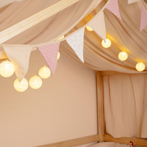 Home Luxe wimpelketting LINDO beige - vtwonen shop