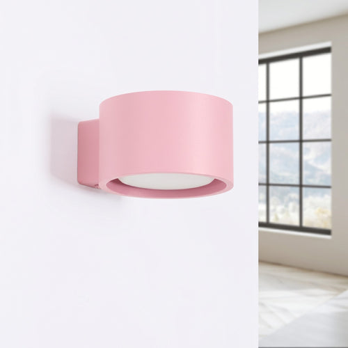 Sollux Lighting Wandlamp MODO 1 roze Gx53 - 10x12x6cm