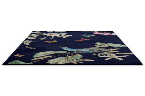 Vloerkleed Wedgewood Hummingbird Navy 037818 120x180 cm - vtwonen shop