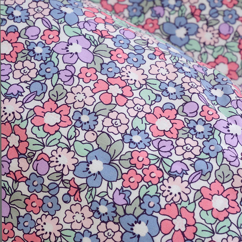 Petite Amélie Dekbedovertrekset – 140x200 cm – 100% Biologisch Katoen – Flower - vtwonen shop