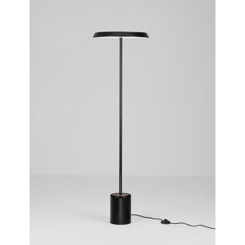 Nova Luce OPHELIA Geïntegreerde LED-vloerlamp matzwart/fineer, 27W, 2199lm, 3000K