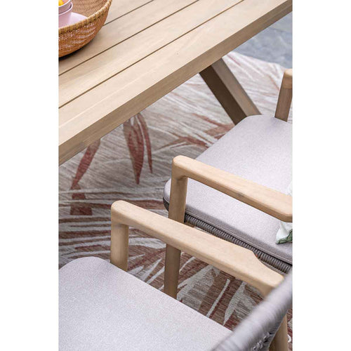 Garden Impressions tuinset Luando - Tamako - bruin - 220x100 cm - 7-delig