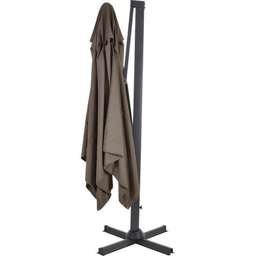 Lesli Living push-up parasol Taurus - taupe - 300x400cm