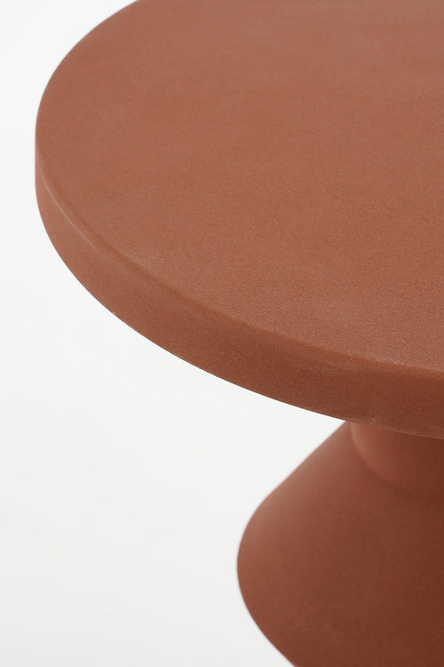 Mica Decorations Estate Bijzettafel - H41 x Ø34 cm - Metaal - Terra - vtwonen shop