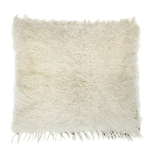 Malagoon kussen Zigzag - gebroken wit, grijstinten - 50x50cm 100% wool