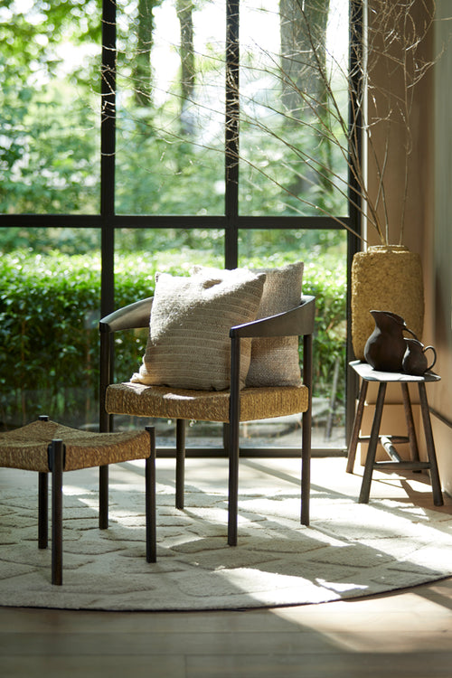 Light & Living stoel DELMAR - 60.5x57x76.5cm - bruin
