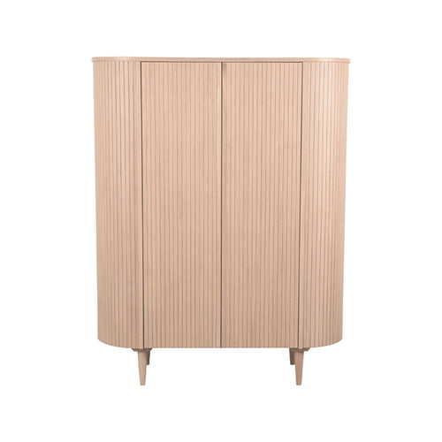 LABEL51 Bergkast Oliva - Naturel Eikenhout - 47x125x158cm - vtwonen shop