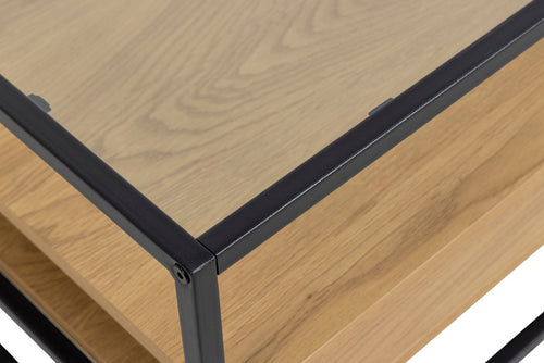 BRAM Salontafel Tahi - 80 x 80cm - Eiken