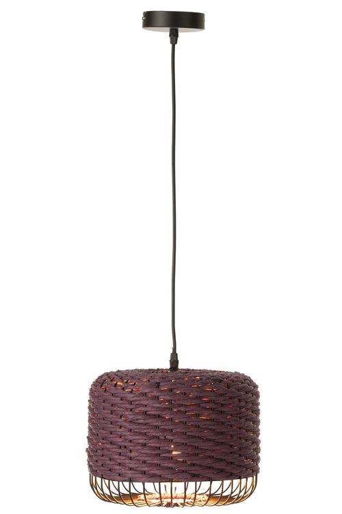 J-Line hanglamp - metaal - paars