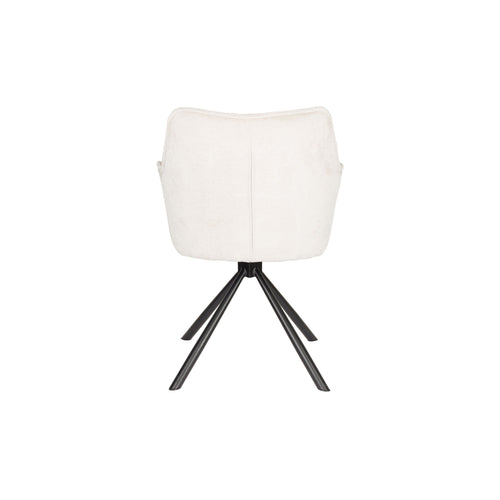 Housecraft Living Kodak Eetkamerstoelen Armleuning Beige - Set van 2