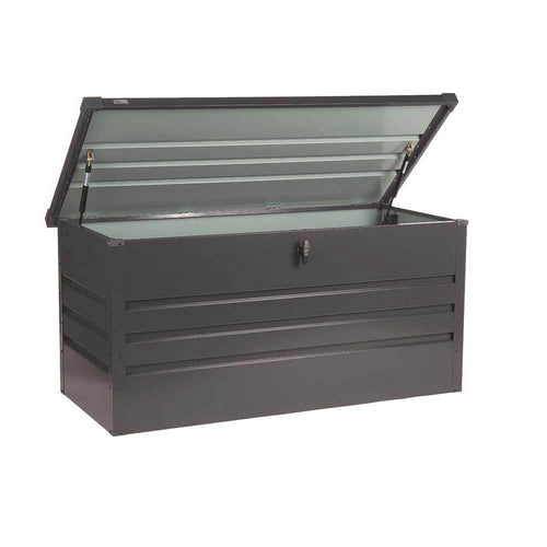 Home Deluxe - Metalen opbergbox MEGABOX XL - 126 x 56 cm 400l antraciet