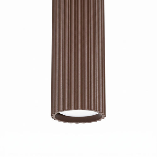 Sollux Lighting Hanglamp KARBON 1 bruin - 8x8x118cm