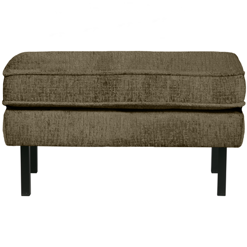 BePureHome hocker op poten Rodeo - Velvet - Bonsai - 45x84x54 - vtwonen shop