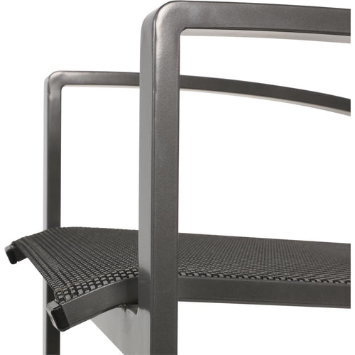 Lesli Living bistrostoel Mojito - antraciet - 55x65x95cm