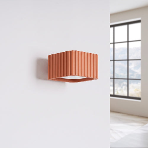 Sollux Lighting Wandlamp RIFF rode oker Gx53 - 10x12x6cm