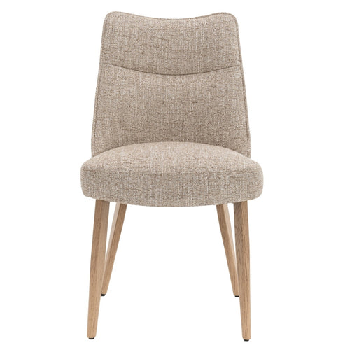 DÉJA Living Eetkamerstoel Meau - Beige/Naturel - Zithoogte 47cm - Set van 2 - vtwonen shop