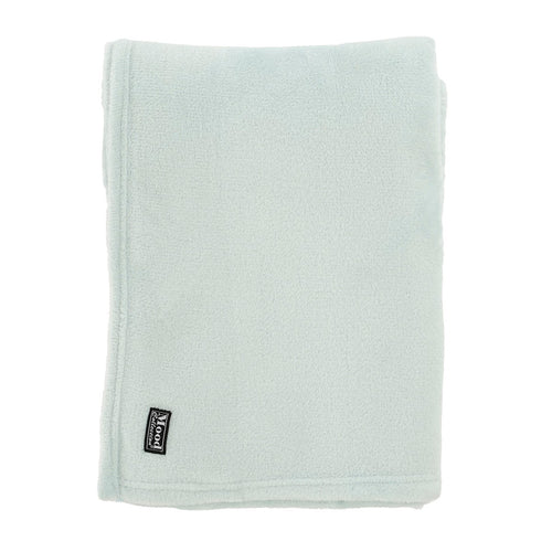 In The Mood Collection Famke Fleece Plaid - L180 x B130 cm - Mintgroen
