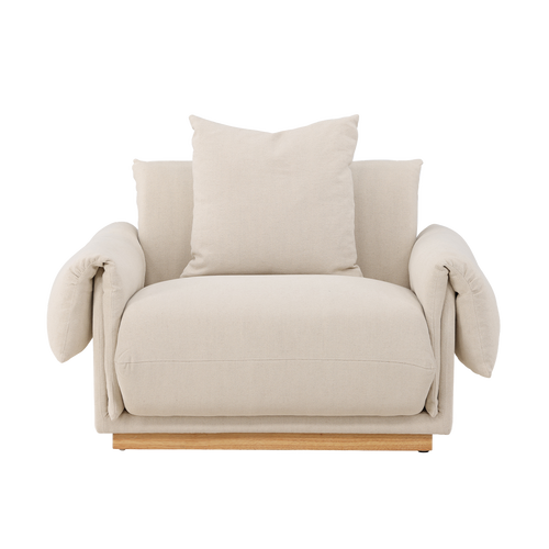 Nest living Rikki Gestoffeerde Fauteuil Beige