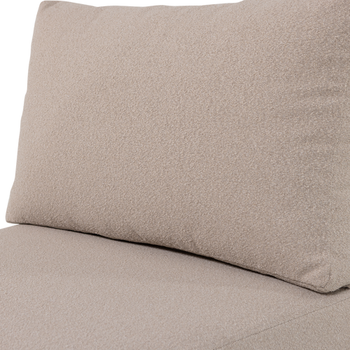 WOOOD loungestoel tuin Bear - Aluminium - Bruin - 91x74x44