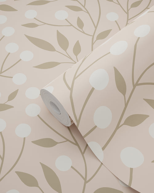 ESTAhome behang bloemmotief roze - 50 x 900 cm - 139590