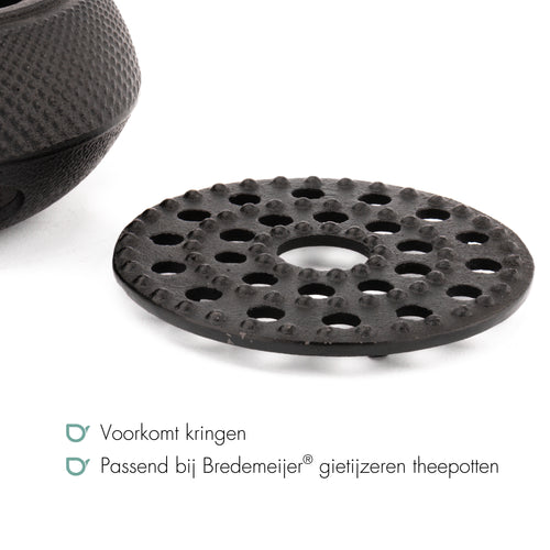 Bredemeijer - Theelicht Jang gietijzer zwart - vtwonen shop