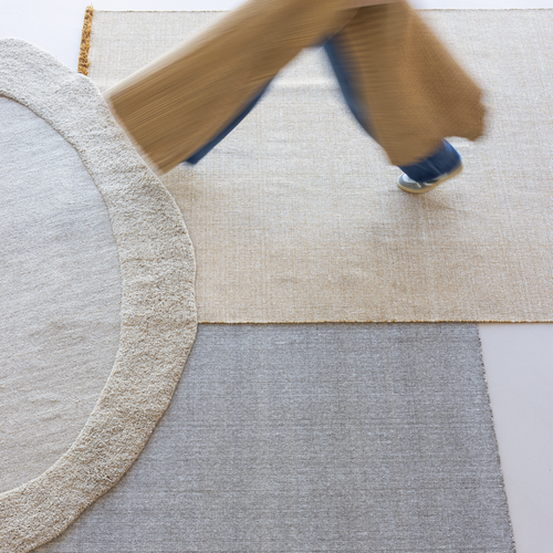 WOOOD vloerkleed 200x300 cm Weavly - Wol - Bruin/Naturel